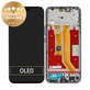 Schermo per Honor 400 Lite, Velvet Black, Vetro touch con cornice, 0235ANTF, Genuine Service Pack
