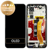 Schermo per Honor 400 Pro, Lunar Grey, Vetro touch con cornice, 0235APLD, Genuine Service Pack