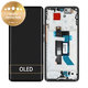 Schermo per Xiaomi Poco X7 24095PCADG, Black, Vetro touch con cornice, 5600010O16P00, Genuine Service Pack