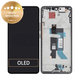 Schermo per Xiaomi Poco X7 24095PCADG, Green, Vetro touch con cornice, 5600020O16P00, Genuine Service Pack