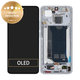 Schermo per Xiaomi Poco F7 Pro 5G, Blue, Vetro touch con cornice, 56002100O1100, Genuine Service Pack