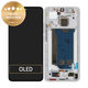 Schermo per Xiaomi Poco F7 Pro 5G, Silver, Vetro touch con cornice, 56002200O1100, Genuine Service Pack