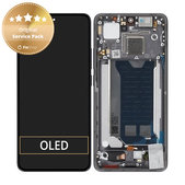 Schermo per Xiaomi Poco F7 Pro 5G, Black, Vetro touch con cornice, 56002300O1100, Genuine Service Pack