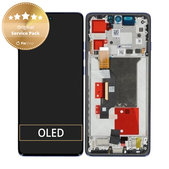 Schermo per Motorola Edge 60 Pro, Dazzling Blue, Vetro touch con cornice, 5D68C30046, Genuine Service Pack