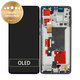 Schermo per Motorola Edge 60 Pro, Dazzling Blue, Vetro touch con cornice, 5D68C30046, Genuine Service Pack