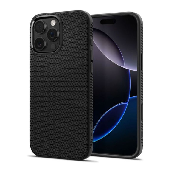 Custodia Liquid Air "T" con MagSafe per iPhone 16 Pro, Matte Black, Spigen