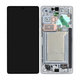 Schermo OLED per Samsung S25 Ultra, Titanium Silverblue, Vetro touch con cornice