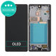 Schermo OLED per Samsung S25 Ultra, Titanium Black, Vetro touch con cornice
