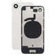 Vetro della scocca posteriore per iPhone 16e, White, Lente fotocamera, Metal Plate