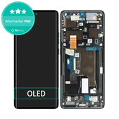Schermo OLED per Motorola Edge 50 Ultra, Vetro touch con cornice, Forest Grey
