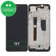 Schermo per Motorola Moto G84 XT2347, Black, Vetro touch con cornice