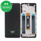 Schermo per TCL 50 Pro NxtPaper, Matte Black, Vetro touch con cornice