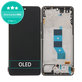 Schermo OLED per Xiaomi Redmi Note 14 5G 24094RAD4G, Black, Vetro touch con cornice