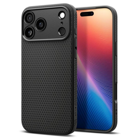 Custodia Liquid Air per iPhone 17 Pro, Matte Black, Spigen