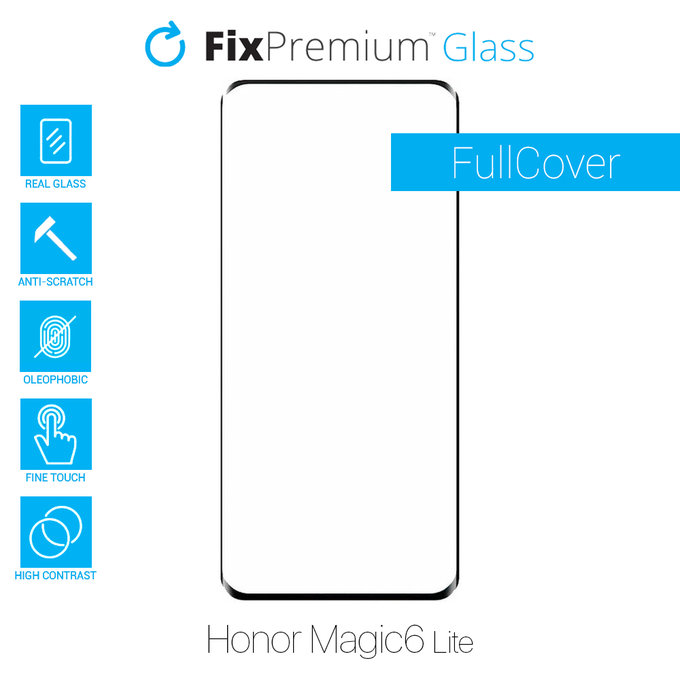 Vetro temperato FullCase per Honor Magic6 Lite, FixPremium