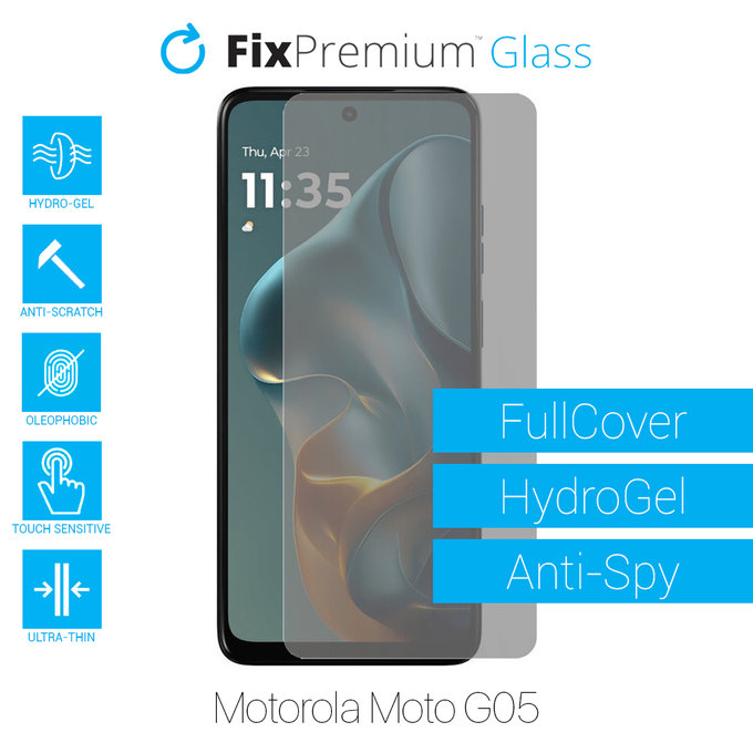 Pellicola protettiva per MotGoldla Moto G05, FixPremium