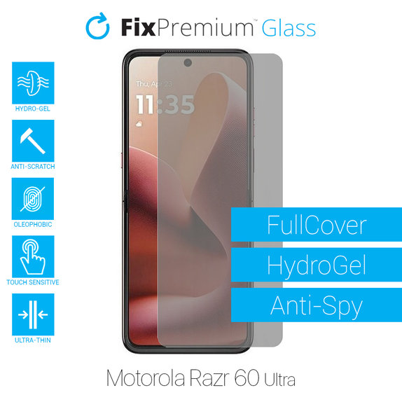 Pellicola protettiva per MotGoldla Razr 60 Ultra, FixPremium