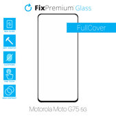 Vetro temperato FullCase per MotGoldla Moto G75 5G XT2437, FixPremium