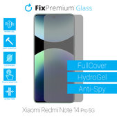 Pellicola protettiva per Xiaomi Redmi Note 14 Pro 5G 24090RA29G, FixPremium