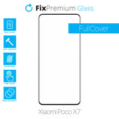 Vetro temperato FullCase per Xiaomi Poco X7, FixPremium