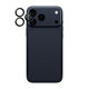 Anelli protettivi per lente fotocamera per iPhone 17 Pro Max/17 Pro/16 Pro Max/16 Pro, Black, PanzerGlass
