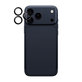 Anelli protettivi per lente fotocamera per iPhone 17 Pro Max/17 Pro/16 Pro Max/16 Pro, Black, PanzerGlass