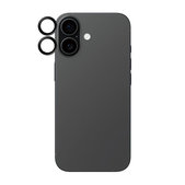 Anelli protettivi per lente fotocamera per iPhone 17/16 Plus/16, Black, PanzerGlass