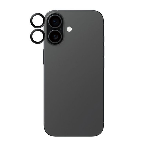 Anelli protettivi per lente fotocamera per iPhone 17/16 Plus/16, Black, PanzerGlass