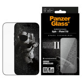 Vetro temperato UWF Ceramic II con applicatore per iPhone Air, Nero, PanzerGlass