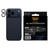 Protezione obiettivo Hoops Ceramic II per iPhone 17 Pro Max/17 Pro/16 Pro Max/16 Pro, Black, PanzerGlass