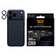 Protezione obiettivo Hoops Ceramic II per iPhone 17 Pro Max/17 Pro/16 Pro Max/16 Pro, Black, PanzerGlass