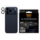 Protezione obiettivo Hoops Ceramic II per iPhone 17 Pro Max/17 Pro/16 Pro Max/16 Pro, Black, PanzerGlass