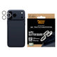 Protezione lente fotocamera Hoops per iPhone 17 Pro Max/17 Pro/16 Pro Max/16 Pro, Glitter Silver, PanzerGlass