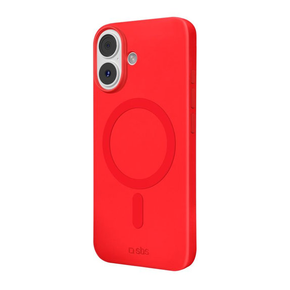 Custodia Instinct Mag compatibile con MagSafe per iPhone 17, Red, SBS