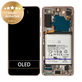 Schermo per Samsung S21 G991B, Violet, Vetro touch con cornice e batteria, GH82-27254B, Genuine Service Pack