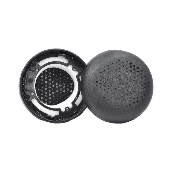 Cuscinetti auricolari di ricambio per AKG Y500, Memory foam and PU leather, Black, 1 paio