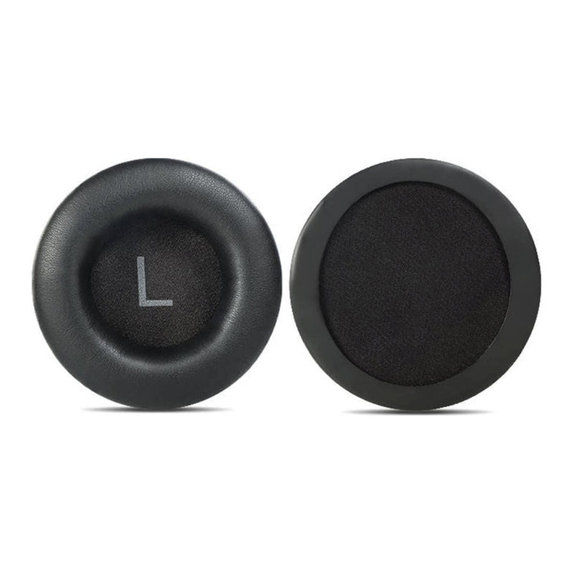Cuscinetti auricolari di ricambio per AKG K52, K72, K92, K240, Memory foam and PU leather, Black, 1 paio