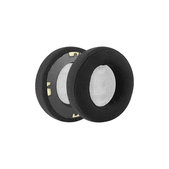 Cuscinetti auricolari di ricambio per AKG K701, K702, Q701, Q702, K601, K612, K712, Foam + Velour, Black, 1 paio