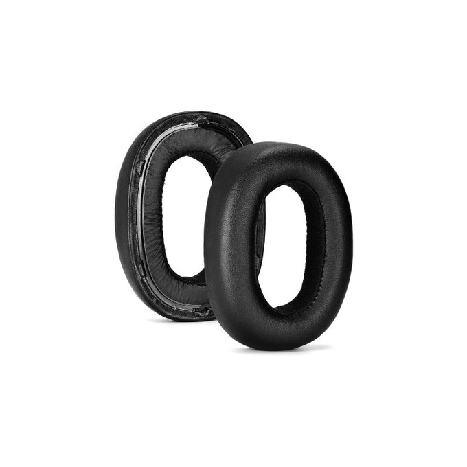 Cuscinetti auricolari di ricambio per AKG N700NC, Memory foam and PU leather, Black, 1 paio