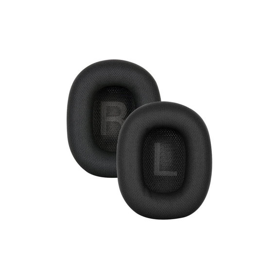 Cuscinetti auricolari di ricambio per Apple AirPods Max, Textile, Black, Cooling Gel, 1 paio