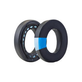 Cuscinetti auricolari di ricambio per Bose NC700, Memory foam, Textile and PU Leather, Black, Cooling Gel, 1 paio