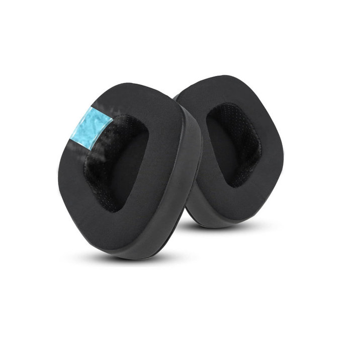 Cuscinetti auricolari di ricambio per Corsair Void RGB Pro, Memory foam and Textile, Black, Cooling Gel, 1 paio