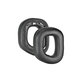 Cuscinetti auricolari di ricambio per Corsair HS80, Memory foam and PU leather, Black, 1 paio