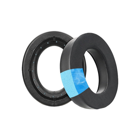 Cuscinetti auricolari di ricambio per Corsair HS50, HS50 Pro, Memory foam and Textile, Black, Cooling Gel, 1 paio