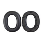 Cuscinetti auricolari di ricambio per Edifier W860NB Pro, WH950NB, Memory foam and PU leather, Black, 1 paio