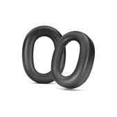 Cuscinetti auricolari di ricambio per Jabra Evolve2 85 UC/MS, Memory foam and Leather, Black, 1 paio