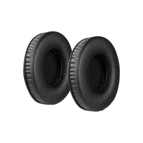 Cuscinetti auricolari di ricambio per JBL Synchros E50BT, Memory foam and PU leather, Black, 1 paio