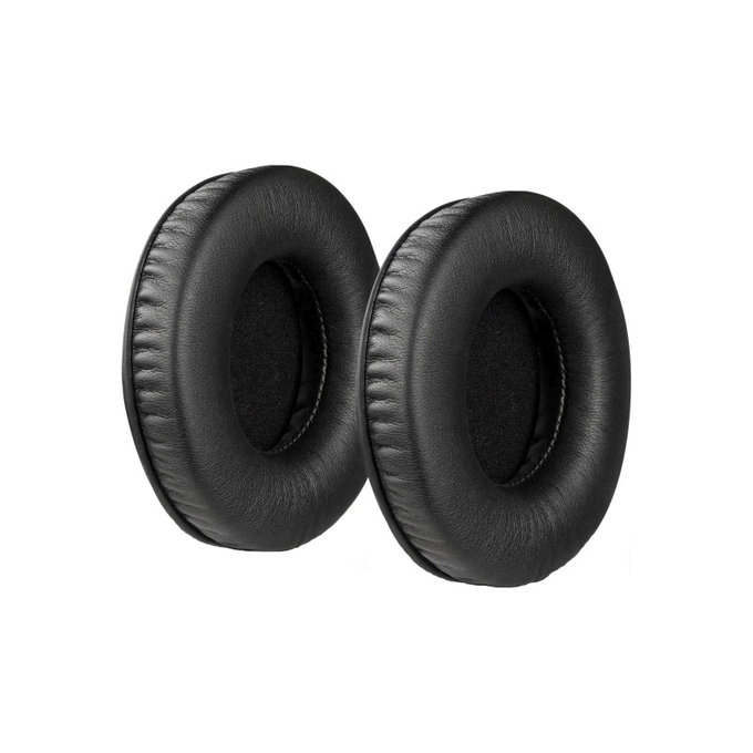 Cuscinetti auricolari di ricambio per JBL Synchros E50BT, Memory foam and PU leather, Black, 1 paio