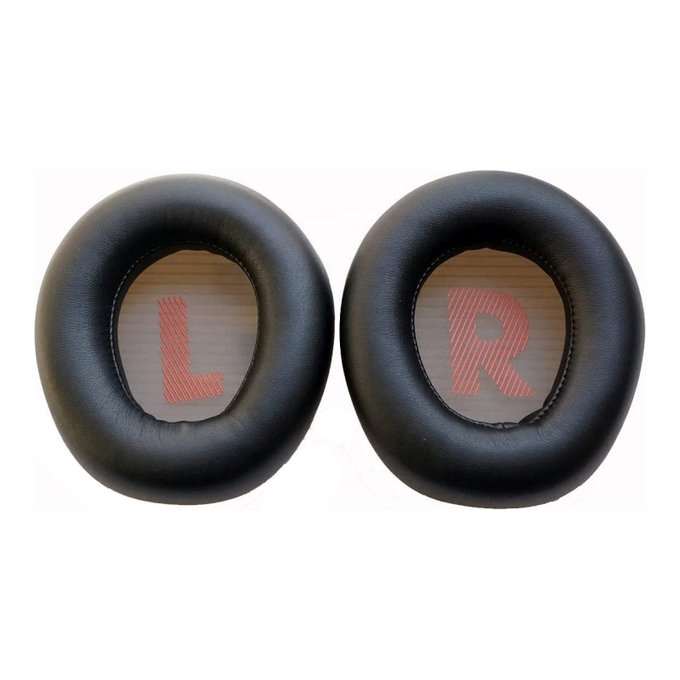 Cuscinetti auricolari di ricambio per JBL Quantum Q600, Memory foam and PU leather, Black, 1 paio