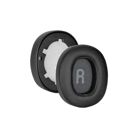 Cuscinetti auricolari di ricambio per JBL Tune 700BT, T750BT, Memory foam and PU leather, Black, 1 paio